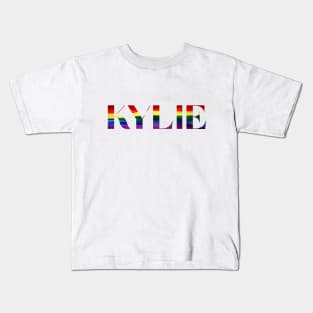 Kylie Pride Rainbow Kids T-Shirt